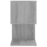 vidaXL Table de chevet Sonoma gris 50x30x51 5 cm Bois d'ingénierie