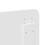 vidaXL Tête de lit Blanc Brillant 200 cm Bois d'ingénierie