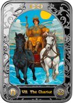 Pièce de monnaie en Argent 1000 Francs g 28.28 Millésime 2024 Tarot THE CHARIOT