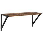 vidaXL Étagères Murales 2 Pièces Bois Ancien 60 x 25 x 25 5 cm