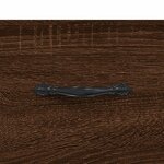 vidaXL Buffet haut Chêne marron 69 5x34x180 cm Bois d'ingénierie