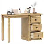 vidaXL Coiffeuse Corona 110x50x75 cm bois de pin massif