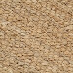 vidaXL Tapis tissé à la main Jute 120 x 180 cm Naturel