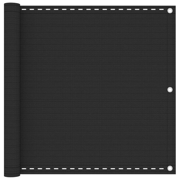 vidaXL Écran de balcon Anthracite 90x500 cm PEHD