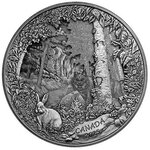 Pièce de monnaie en Argent 175 Dollars g 738.92 Millésime 2025 PREDATOR OR PREY IN SHADOW BOX