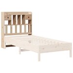 vidaXL Tête de lit avec rangement 75 cm bois massif de pin