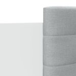 vidaXL Cadre de lit avec tête de lit et lumières LED blanc 180x200 cm