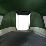 vidaXL Tente de camping tunnel 4 personnes vert imperméable