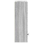 vidaXL Bibliothèque sonoma gris 31x24x77 cm bois d'ingénierie