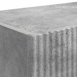 vidaXL Meuble TV mural Béton 60 x 31 x 29.5 cm Bois d'ingénierie