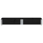 vidaXL Jardinière noir 150x50 cm bois massif de pin
