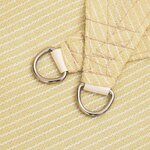 vidaXL Voile d'ombre Beige 2 x 6 m HDPE