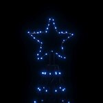 vidaXL Arbre de Noël cône 1400 LED Bleues 160x500 cm