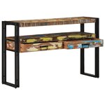 vidaXL Table console 120 x 33 x 75 cm bois de récupération massif