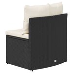 vidaXL Ensemble de Canapés 2 Pièces Noir