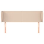 vidaXL Tête de lit avec oreilles Cappuccino 147x23x78/88 cm Similicuir