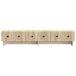 vidaXL Meuble TV 147 x 34 5 x 30 cm Chêne Sonoma Bois d'ingénierie