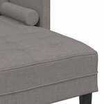 vidaXL Ensemble de Canapés 2 Pièces Taupe 173 x 131 x 67 cm tissu