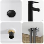 vidaXL Meuble de lavabo mural Chêne Sonoma 49 x 41 x 63 cm