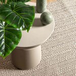 vidaXL Tapis ZIZUR Crème 200 x 100 cm Polypropylène
