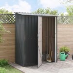 vidaXL Cabanons de jardin Anthracite 153 5 x 86 x 200 cm Métал