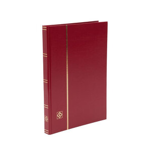 Classeur grand format 32 pages noires pour timbres. Couleur - Rouge