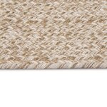 vidaXL Tapis de surface Blanc 205 x 305 cm Jute
