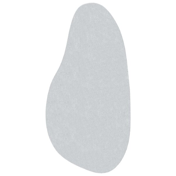 vidaXL Tapis Gris 100 x 200 cm Polyester
