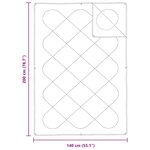 vidaXL Couette avec oreiller 2 Pièces Blanc 140 x 200 cm Microfibre