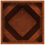 vidaXL Jardinière Rouillé 40 x 40 x 75 cm