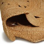 vidaXL Tapis Marron Ø 180 cm Jute