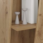 vidaXL Étagère latérale Chêne artisanal 33 x 32 x 100 5 cm