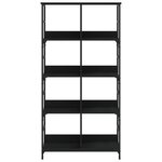 vidaXL Bibliothèque noir 78 5x33x153 cm bois d'ingénierie