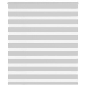 vidaXL Store zèbre gris clair largeur du tissu 115 9 cm polyester