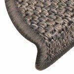 vidaXL Tapis d'escalier autocollants 30 Pièces 56x17x3 cm marron beige