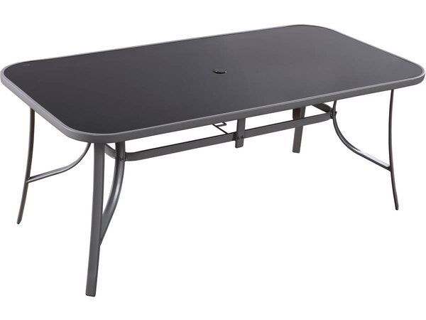 Table de jardin "Cordoba" - Phoenix - 8 places - Argenté