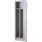 Armoire vestiaire inox 1 porte - h1700 p 450 mm - stalgast -  - acier inoxydable400battante x450x1700mm