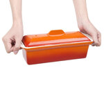 Terrine à pâté 1 3 l vogue orange -  - fonte1.3310oui x110x90mm