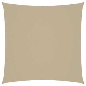 vidaXL Voile de parasol tissu oxford carré 2 5x2 5 m beige
