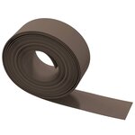 vidaXL Bordures de jardin 2 Pièces marron 10 m 20 cm polyéthylène