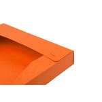 Boite De Classement Cartobox Dos 40mm Carte Lustrée - A4 - Orange - X 10 - Exacompta
