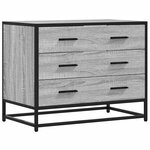 vidaXL Commode sonoma gris 70x41x56 cm bois d'ingénierie