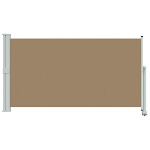 vidaXL Auvent latéral 100 polyester fer acier