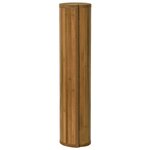 vidaXL Tapis carré marron 100x100 cm bambou