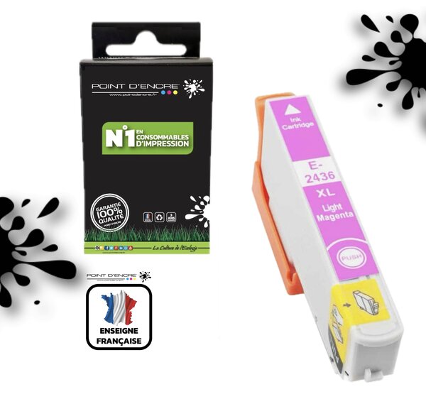 24XL - Eléphant - MAGENTA PHOTO - Grande capacité