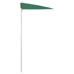 vidaXL Demi-parasol de jardin avec mât 180x90 cm Vert