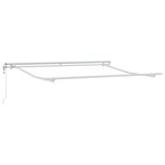 vidaXL Auvent Rétractable Automatique Rouge 350x250 cm