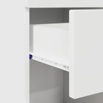 vidaXL Cabinet de salle de bain TULUM Blanc 37 x 31.5 x 82 cm