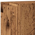 vidaXL Meubles TV muraux 2 Pièces vieux bois 80x30x41 cm