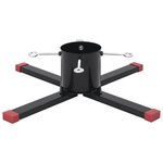 vidaXL Support de sapin de Noël noir 61x61x15 5 cm